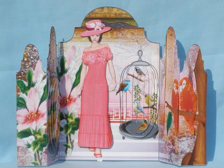 Pink Oriental Theatre Fold Mini Kit by Susan Smith
