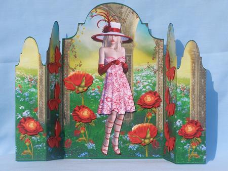 Enchanted Garden Theatre Fold Mini Kit by Susan Smith