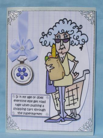 Stella Gets Shopping Rage Quick Card by Susan Smith