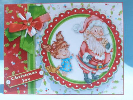 Santa Just Got Busted Quick Card by Susan Smith