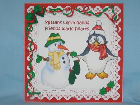 8x8 Friends Warm Hearts Christmas by Susan Smith