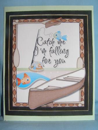 Catch of the Day Card Topper by Susan Smith