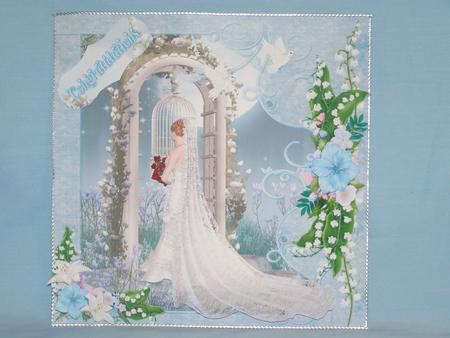 White Roses Magical Bridal Arch Mini Kit by Susan Smith