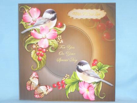 Winged Friends 8" Square Card Mini-kit by Susan Smith