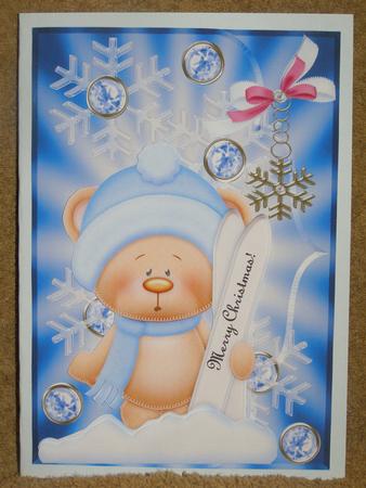 Snowbear Teddie Scallop by Susan Smith