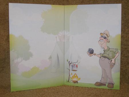 Camping Dude Insert by Susan Smith