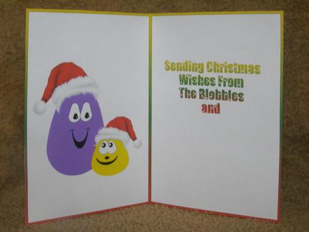 The Blobbles Christmas Insert by Susan Smith