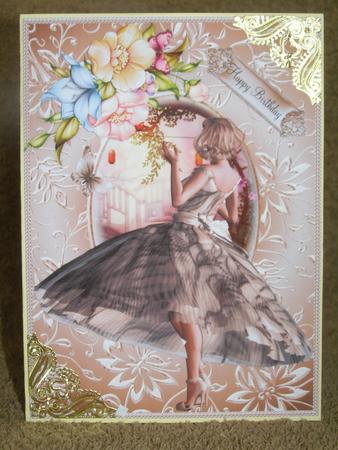 Gorgeous 50's Beauty in Bronze and Browns Topper by Susan Smith