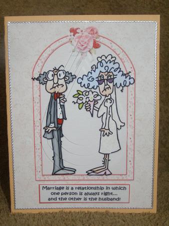 Stella and Gus About Marriage Teardrop Pyramid by Susan Smith