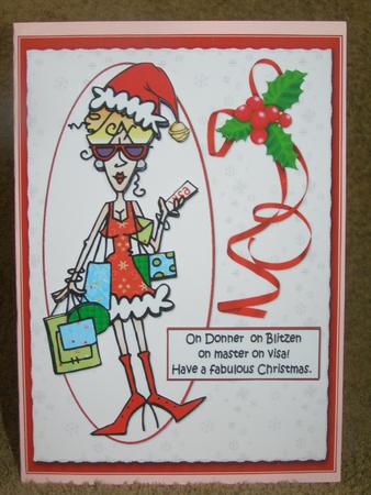 Rita is Christmas Shopping by Susan Smith