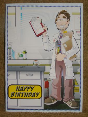Lab Technician Dude by Susan Smith