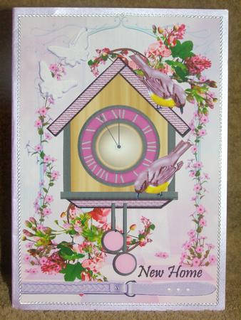 New Home Birdhouse & Clock by Susan Smith