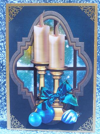 Christmas Window Candle by Susan Smith