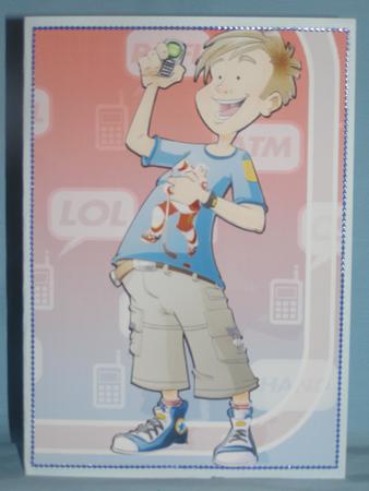Teen Boy Text Star (blue) by Susan Smith
