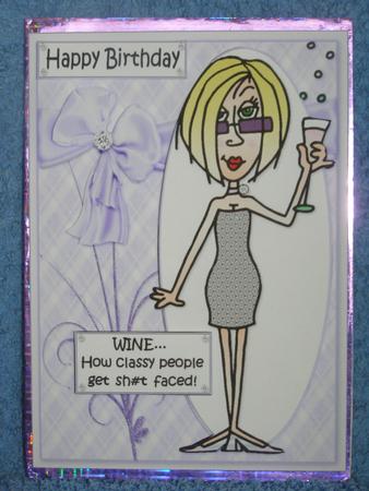 J.j is a Classy Drinker Quick Card by Susan Smith