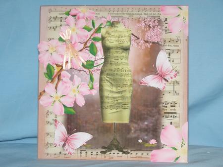 The Musical Cheongsam Card Front Mini Kit by Susan Smith