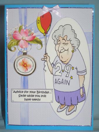 Ethel Has Birthday Advice Quick Card by Susan Smith