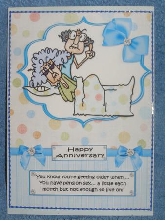 Stella and Gus Have Pension Sex Quick Card by Susan Smith