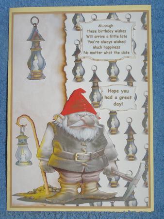 Gnomes Belated Wishes by Susan Smith