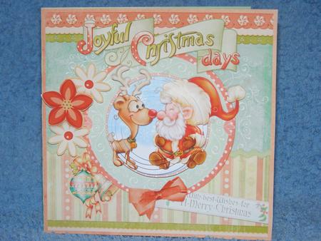 Christmas Are You Ready Quick Card Topper & Pyramage by Susan Smith