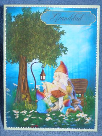 Sweet Fathers Day Card Topper by Susan Smith