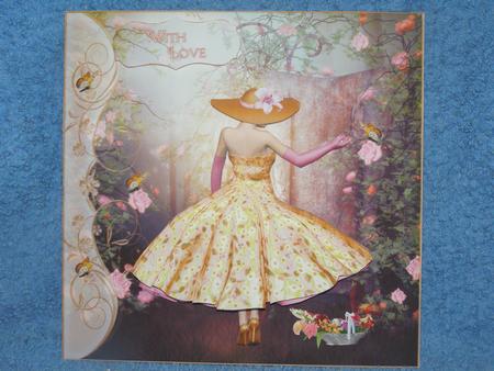 1950's Flower Garden Lady Mini Kit by Susan Smith