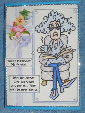 Stella Happy Birthday Friend Quick Card by Susan Smith