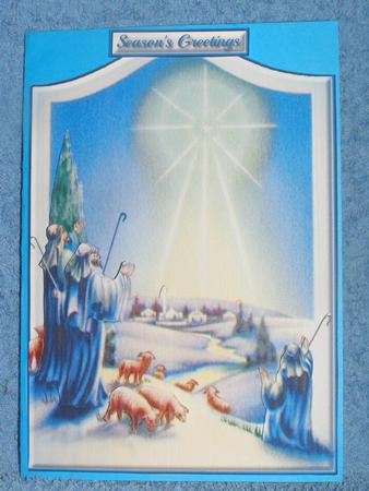 Shepherds & Star Christmas Quick Card by Susan Smith
