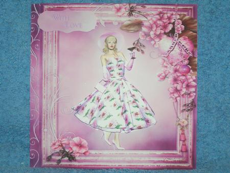 1950's Birthday Toast Lady Mini Kit by Susan Smith