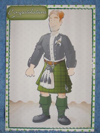 Kilt Dude (green) by Susan Smith