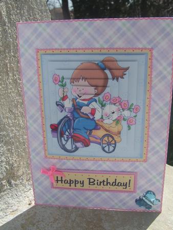 Little Tricycle Girl - Pyramid by Susan Smith
