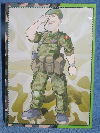 British Army Dude Green Beret by Susan Smith