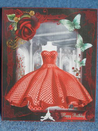 Beautiful Ruby Red Dress by Susan Smith
