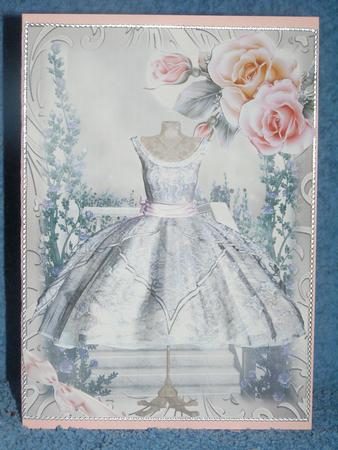 The Silver Dress and Roses Topper by Susan Smith