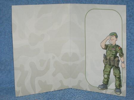 British Army Dude Green Beret Insert by Susan Smith
