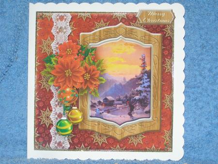 Christmas in the Mountains Vintage Art Mini Kit by Susan Smith