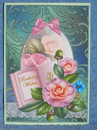 Camelia Book in Green and Pink by Susan Smith
