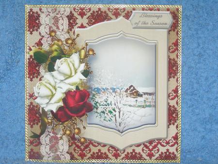 Christmas Cottage Vintage Art Mini Kit by Susan Smith