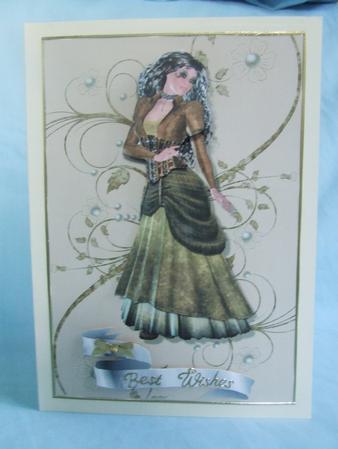 A Thing of Beauty Card Topper by Susan Smith