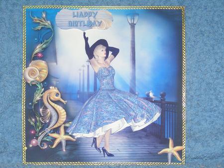 1950's Au Revoir Lady Mini Kit by Susan Smith