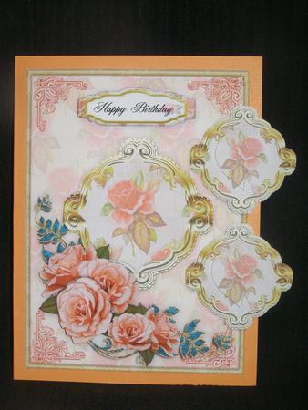 Floral Card with Two Side Panels Featured Gallery Photo