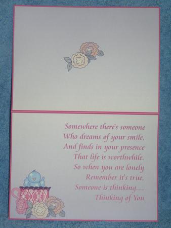 Floral Teacups 2 Insert by Susan Smith