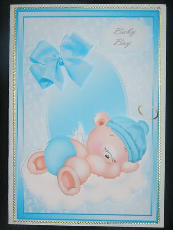 Lovely Angel Baby Boy on Cloud by Susan Smith