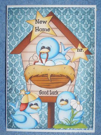 Country New Home Birdhouse by Susan Smith