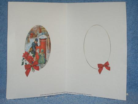 Vintage Christmas Postman Insert by Susan Smith