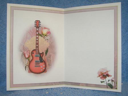 Musical Roses Blank Insert by Susan Smith