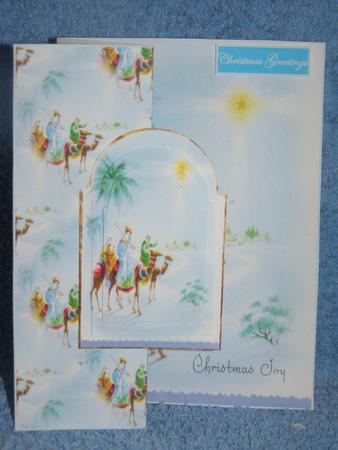 They Followed the Star No Hole Fold Back Card by Susan Smith