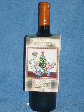 Wine/beer Bottle Tag Christmas Role Models by Susan Smith
