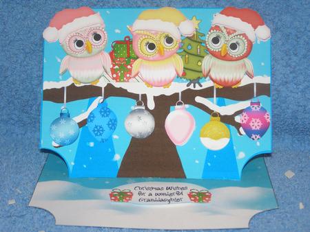 Christmas Easel Card, Such a Hoot by Susan Smith