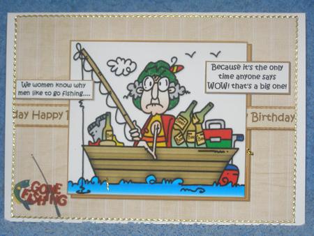 Gus Cathes the Big One Quick Card by Susan Smith